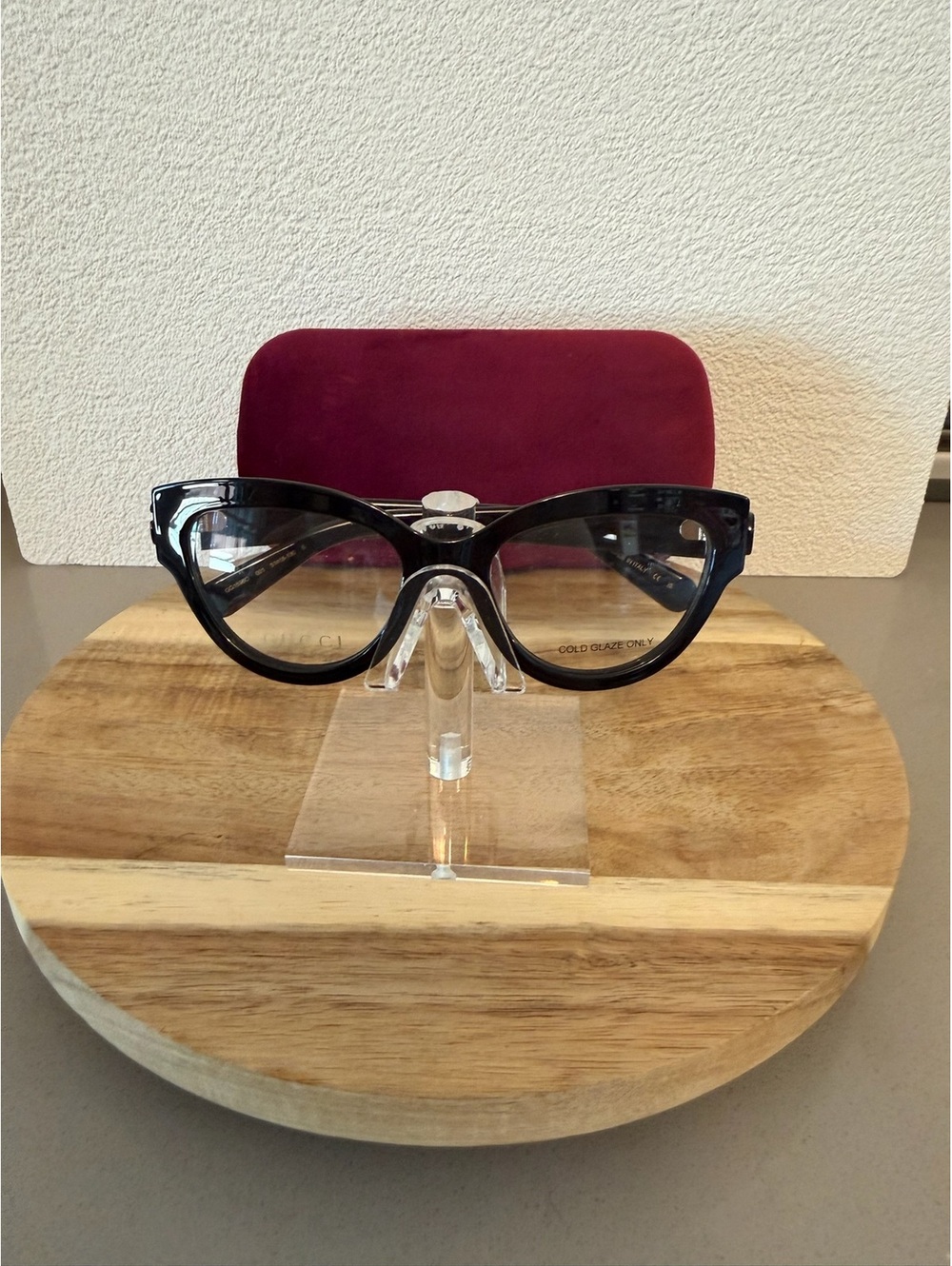 Gucci Eyeglasses Black Size OS